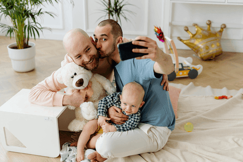Same Sex Couple with Baby