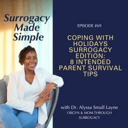 #69 Coping with Holidays Surrogacy Edition: 8 Intended Parent Survival Tips episode artwork